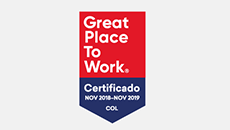 Great Place To Work  | Certificado nov 2018 - nov 2019 COL